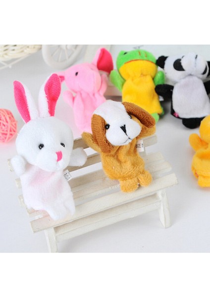 Pinshang 10 Adet Karikatür Parmak Kuklası Peluş Bebek Ebeveyn-Çocuk Interaktif Yumuşak Dolması (Yurt Dışından) fırsatları