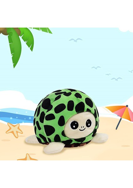 Pinshang 4 Inç Geri Dönüşümlü Karikatür Hayvan Peluş Çift Taraflı Çevirme Yumuşak Dolması Kaplumbağa Aslan Peluş Bebek Hediyeler Için Ev Dekor (Yurt Dışından) fiyatları