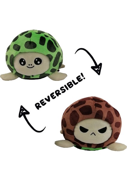 Pinshang 4 Inç Geri Dönüşümlü Karikatür Hayvan Peluş Çift Taraflı Çevirme Yumuşak Dolması Kaplumbağa Aslan Peluş Bebek Hediyeler Için Ev Dekor (Yurt Dışından) fırsatları