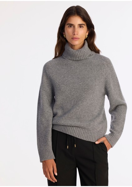 Regular Balıkçı Yaka Uzun Kol Kazak