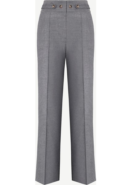 Düğme Detaylı Pantolon