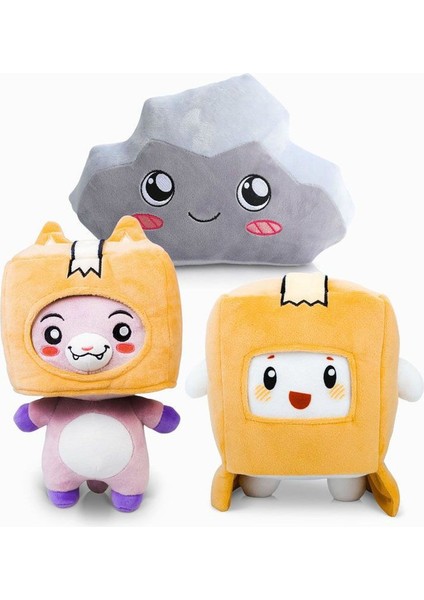 Adet Lankybox Boxy Foxy Rocky Peluş Peluş Bebek Doldurulmuş Oyuncaklar Erkek Kız Çocuklar Için Doğum Günü Hediyesi (Yurt Dışından) fiyatları