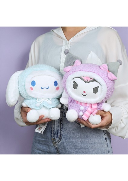 Pinshang Sanrio Peluş Bebek Karikatür Kuromi Cinnamoroll Peluş Yumuşak Dolması Peluş Oyuncaklar (Yurt Dışından) fırsatları