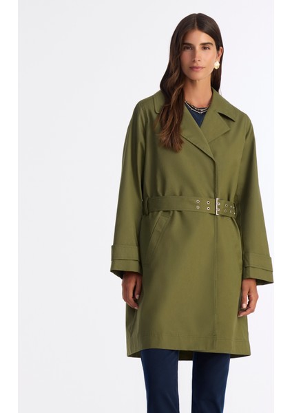 Regular Ceket Yaka Uzun Kol Pardösü