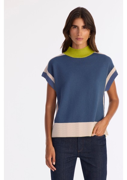 Regular Yarım Balıkçı Yaka Yelek