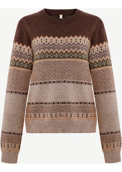 Regular Bisiklet Yaka Uzun Kol Kazak