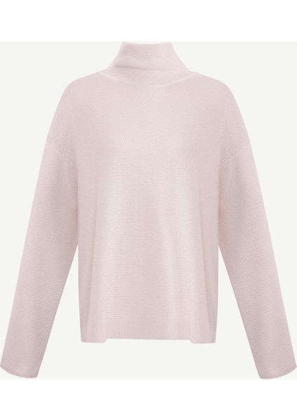 Geniş Balıkçı Yaka Uzun Kol Kazak