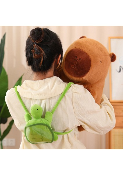 Beehoney Capybara Kemirgen Peluş Oyuncak Geri Kaplumbağa Sevimli Karikatür Hayvan Hydrochoerus Peluş Bebek Yumuşak Oyuncak Noel Hediyesi Oyuncaklar (Yurt Dışından) modelleri