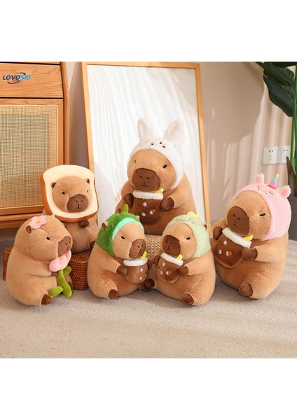 Kapibara Peluş Bebek Oturma Odası Dekorasyonu Kız Gençler Çocuk Çiçek 30 cm (Yurt Dışından) fiyatları