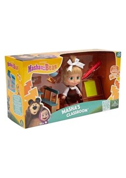 Masha ve Koca 12 cm Okul Oyun Seti Çocuklar İçin Eğlenceli Aksesuarlarla fiyatları