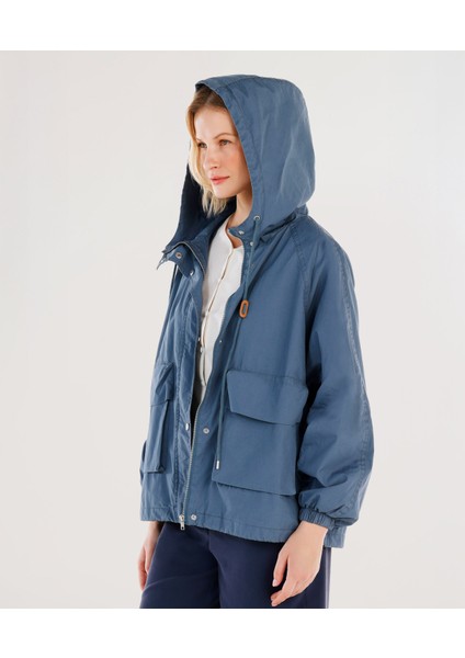 Cep Detaylı Yağmurluk