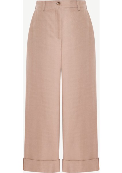 Düz Yüksek Bel Pantolon