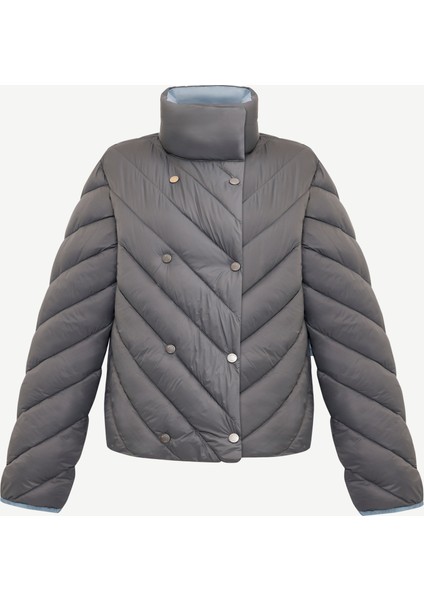 Regular Dik Yaka Uzun Kol Mont