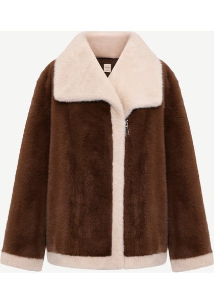 Regular Ceket Yaka Uzun Kol Mont