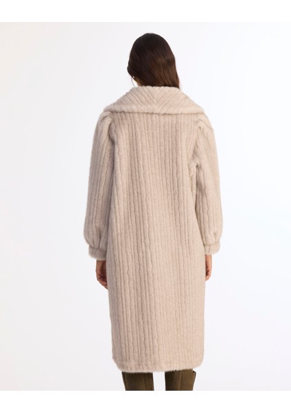 Regular Şal Yaka Uzun Kol Mont