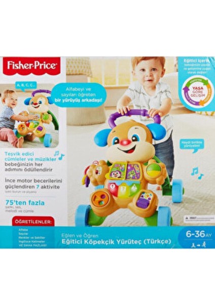 Eğitici Köpekçik Yürüteç Renkli Tuşlar ve Eğlenceli Aktivitelerle 3+ Yaş indirimleri