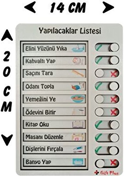 Ahşap Yapılacaklar Listesi Eğitici Oyuncak 3 Yaş ve Üzeri Sınırsız Oyuncu Sayısı ile fırsatları