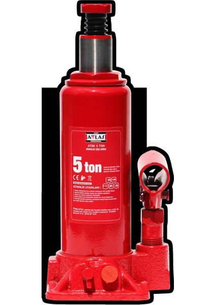 Atsk 5 Ton Hidrolik Şişe Kriko - A1201003 fiyatları