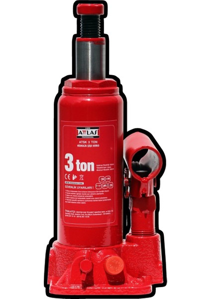 Atsk 3 Ton Hidrolik Şişe Kriko - A1201002 fiyatları