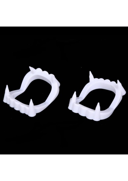 Plastik Vampir Dişleri Kurt Adam Zombi Dişleri Cadılar Bayramı Partisi Cosplay Kostüm (Yurt Dışından) fırsatları