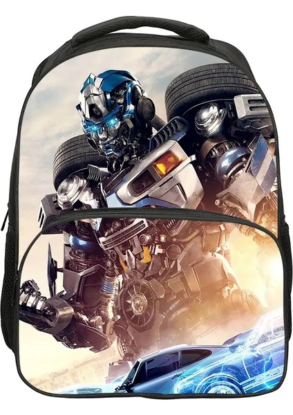 Popüler Filmler T-Transforme Çocuklar Sırt Çantaları Erkek Kız Öğrenci Öğrenci Doğum Günü Hediyesi Çocuk Okul Çantaları Büyük Kapasiteli Kamp Sırıltısı Renk: Color4 (Yurt Dışından)