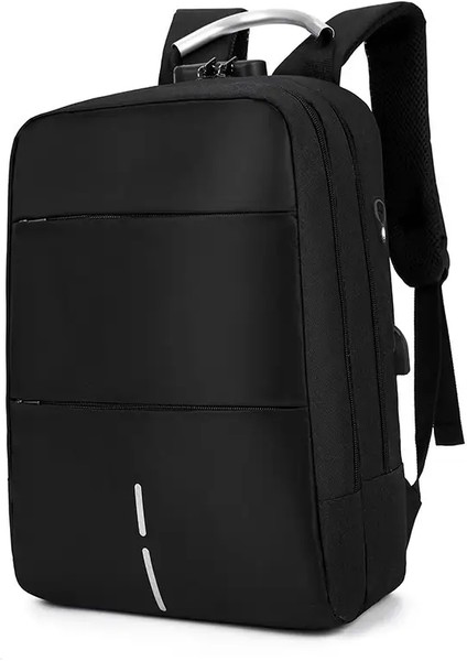 Şifre Kiliti Hırsızlığı Anti-Moda Erkek Sırt Çantası Çok Fonksiyonlu Çok Işlevli Tüm Eşleşmeli Bilgisayar Sırt Çantası Çok Bölmeli Öğrenci Schoolbagcolor: Gri (Yurt Dışından)