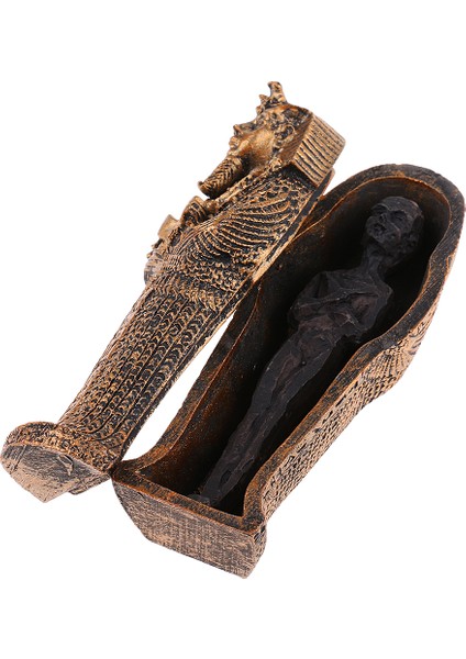 Dıy Antik Mumya Heykel Modeli + Bahçe Diorama Düzeni Parçaları Için Tabut Seti (Yurt Dışından) fiyatları