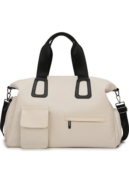 Seyahat - Stil El - Bayanlar Için Tote Çanta - Iş Gezileri ve Alışveriş Için Ideal. Su Geçirmez Naylondan Yapılmıştır, Renk Özellikleri: Gary/boyut: 15 Inç (Yurt Dışından)