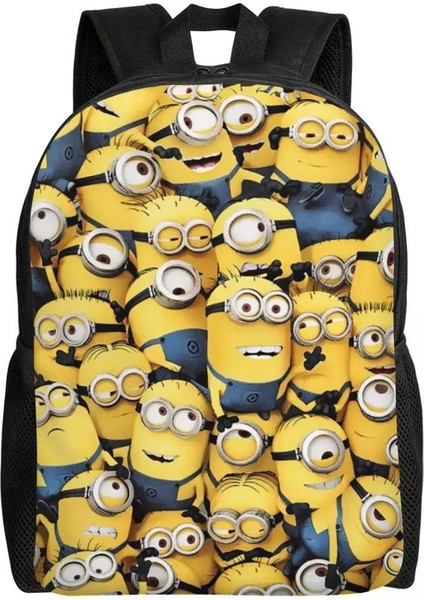 Özel M-Miniones Dizüstü Bilgisayar Sırt Çantası Kadın Erkek Kolej Okulu Öğrencisi Için Günlük Kitap Çantası Komik Desen Çantası Renk: 5/boyut: Sırt Çantası (Yurt Dışından)
