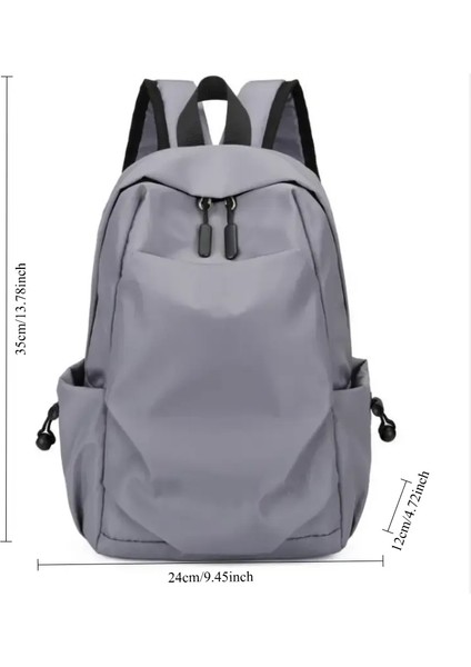 Büyük Kapasiteli Öğrenciler Sırt Çantası Sıradan Naylon Çift Omuz Çantası Seyahat Çantası Junior Lisesi Öğrenci Schoolbag Mochilacolor: A2 (Yurt Dışından)