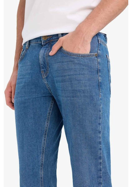 Sergio Regular Fit Normal Kalıp Normal Bel Boru Paça Jean Pantolon A6948AX25AU