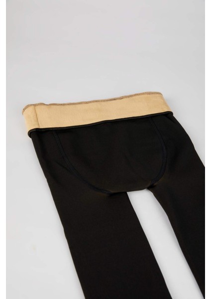 Kadın Siyah Termal Külotlu Çorap A7337AXNS