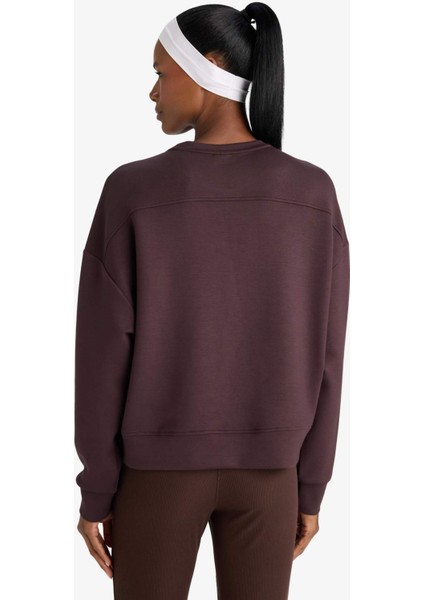 Oversize Geniş Kalıp Bisiklet Yaka Modal Sporcu Sweatshirt E8954AX25AU