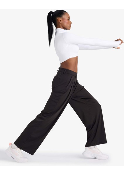 Fit Wide Leg Geniş Paça Cepli Pileli Standart Boy Premium Sporcu Pantolon F8232AX25WN fırsatları