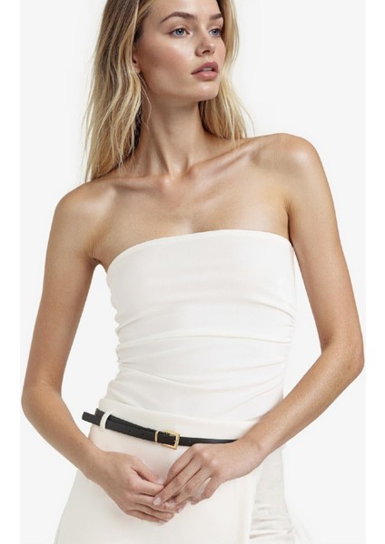 Regular Fit Kemerli Şort Etek F9179AX25WN indirimleri