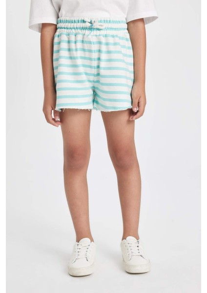 Kız Çocuk Çizgili Şort D0902A824HS modelleri