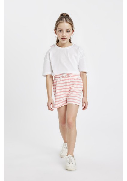 Kız Çocuk Çizgili Şort D0902A824HS modelleri