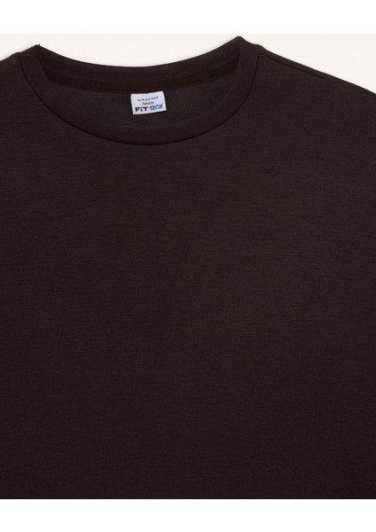 Oversize Geniş Kalıp Bisiklet Yaka Modal Sporcu Sweatshirt E8954AX25AU