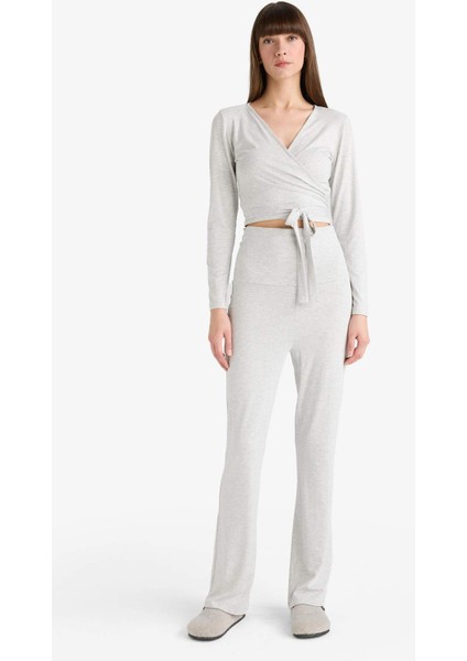 İspanyol Paça Tayt Pantolon-Fall in Love Loungewear G0007AX25WN fırsatları