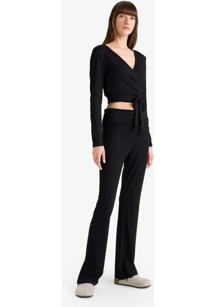 İspanyol Paça Tayt Pantolon-Fall in Love Loungewear G0007AX25WN indirimleri