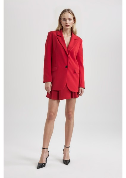 Normal Bel Kırmızı Pileli Mini Etek B5742AX23AU modelleri