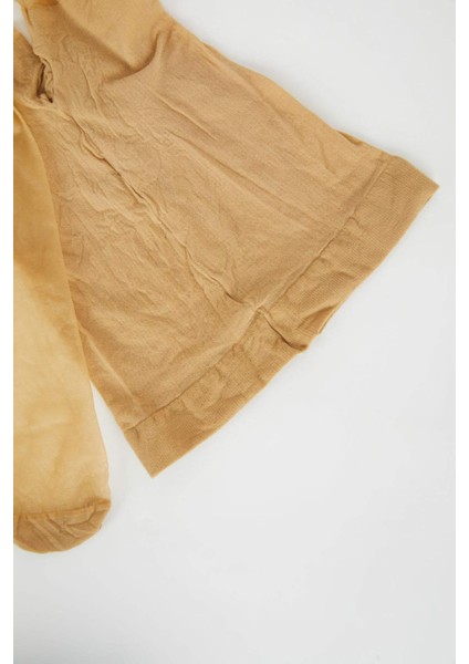 Kadın Açık Kahve 15 Denye Külotlu Çorap