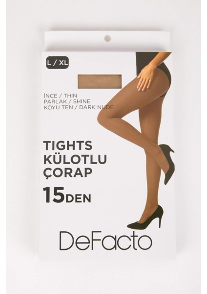 Kadın Ten 15 Denye Külotlu Çorap B5871AXNS fırsatları