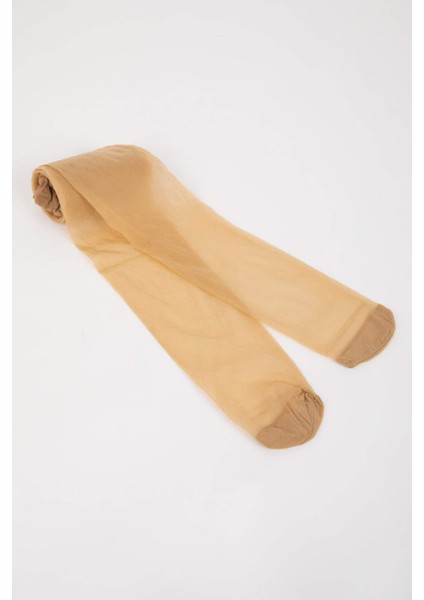 Kadın Ten 15 Denye Külotlu Çorap B5871AXNS