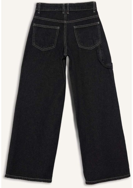 Kız Çocuk Wide Leg Geniş Paça Jean Pantolon G2447A825AU indirimleri