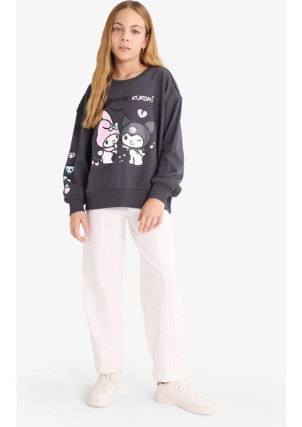 Kız Çocuk Barrel Fit Beli Lastikli Eşofman Altı G2617A825AU