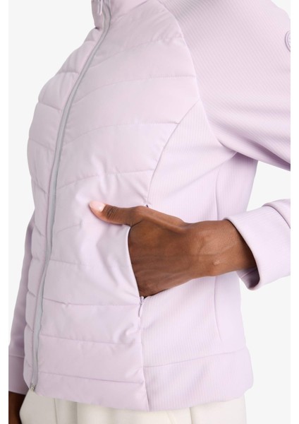 Fit Su İtici Slim Fit Dar Kesim Dik Yaka İçi Polarlı Şişme Mont E9257AX25AU