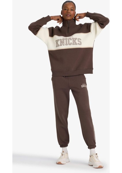 Fit NBA New York Knicks Cepli Standart Boy Jogger Eşofman Altı E9759AX25AU modelleri