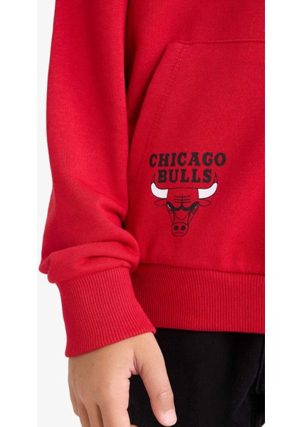 Erkek Çocuk NBA Chicago Bulls Kapüşonlu Sweatshirt F4087A825AU