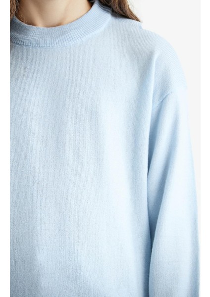 Kız Çocuk Standart Fit Bisiklet Yaka Triko Kazak C6902A825AU indirimleri